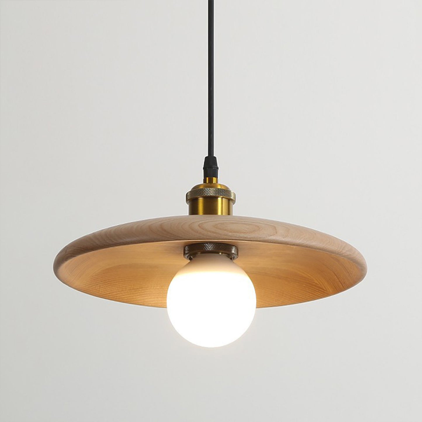 (N) ARTURESTHOME Nordic Antique Solid Wood Chandelier Bar Decoration LED Lighting