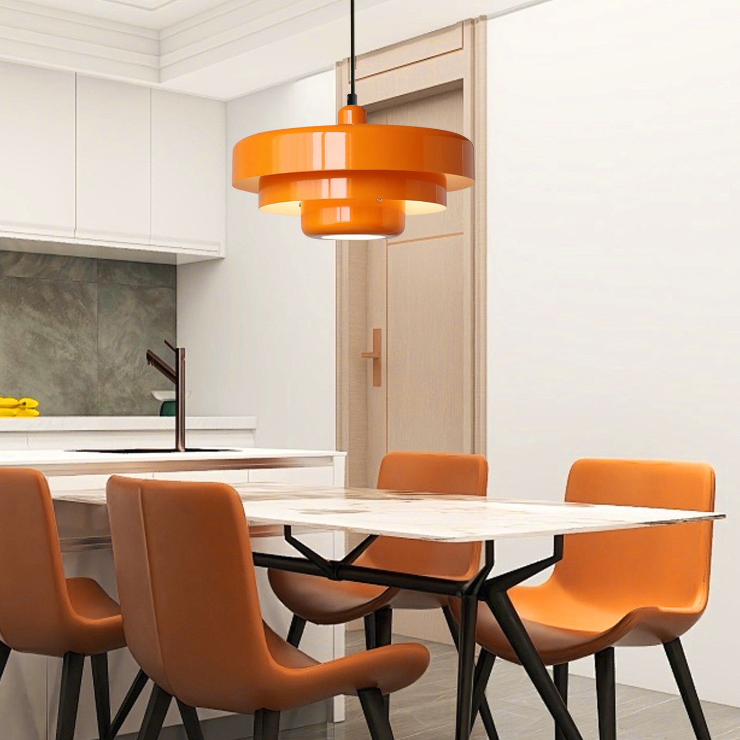 (N) ARTURESTHOME Modern Antique Macaron Single Head Home Decor Chandelier