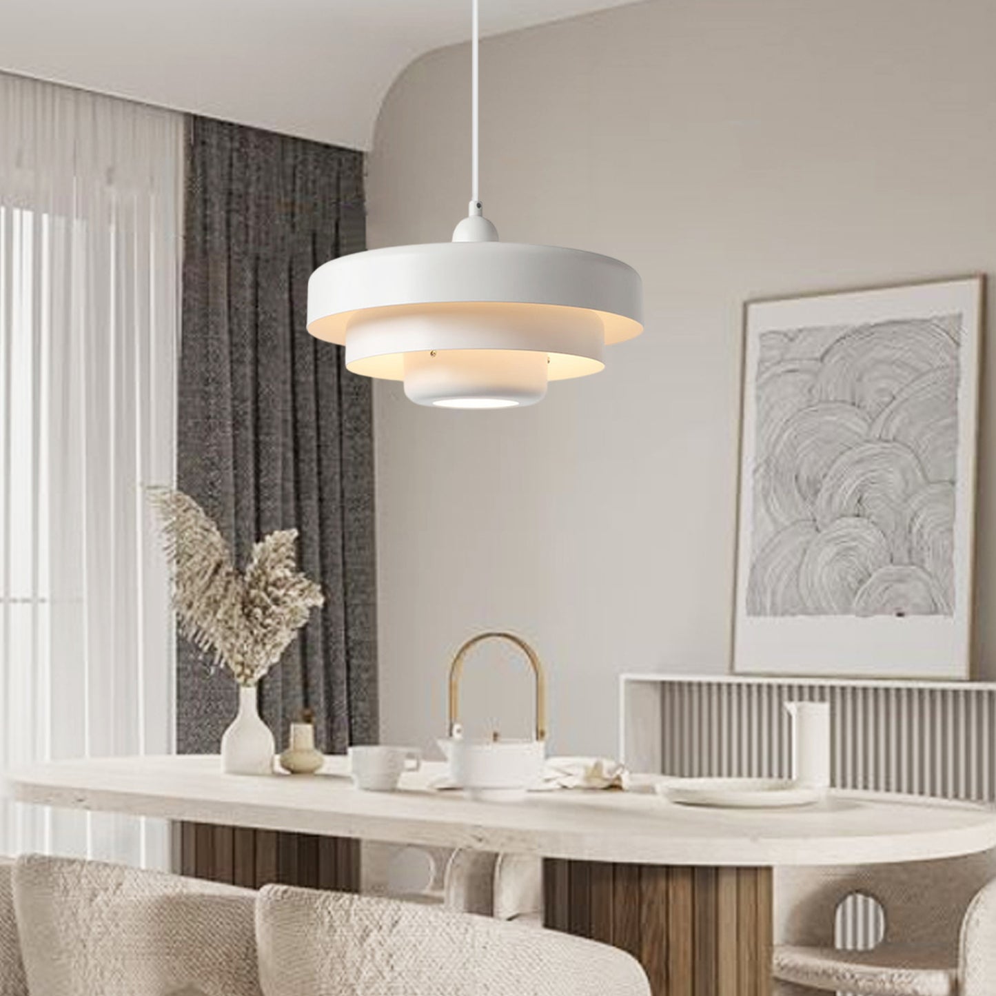 (N) ARTURESTHOME Nordic Antique Creative Macaron Bedroom Decorative Lighting Chandelier