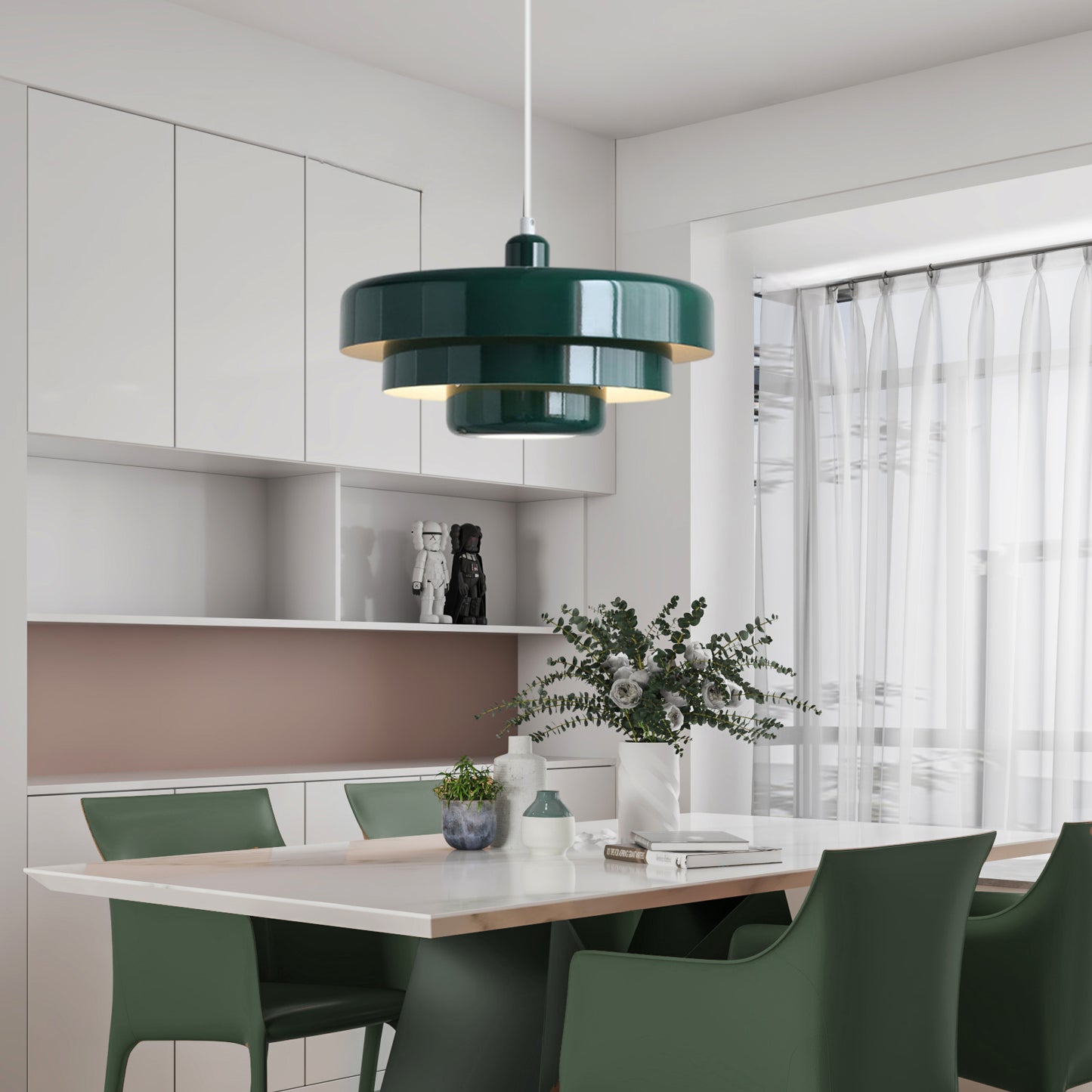 (N) ARTURESTHOME Scandinavian Modern Antique Creative Cafe Lighting Chandelier