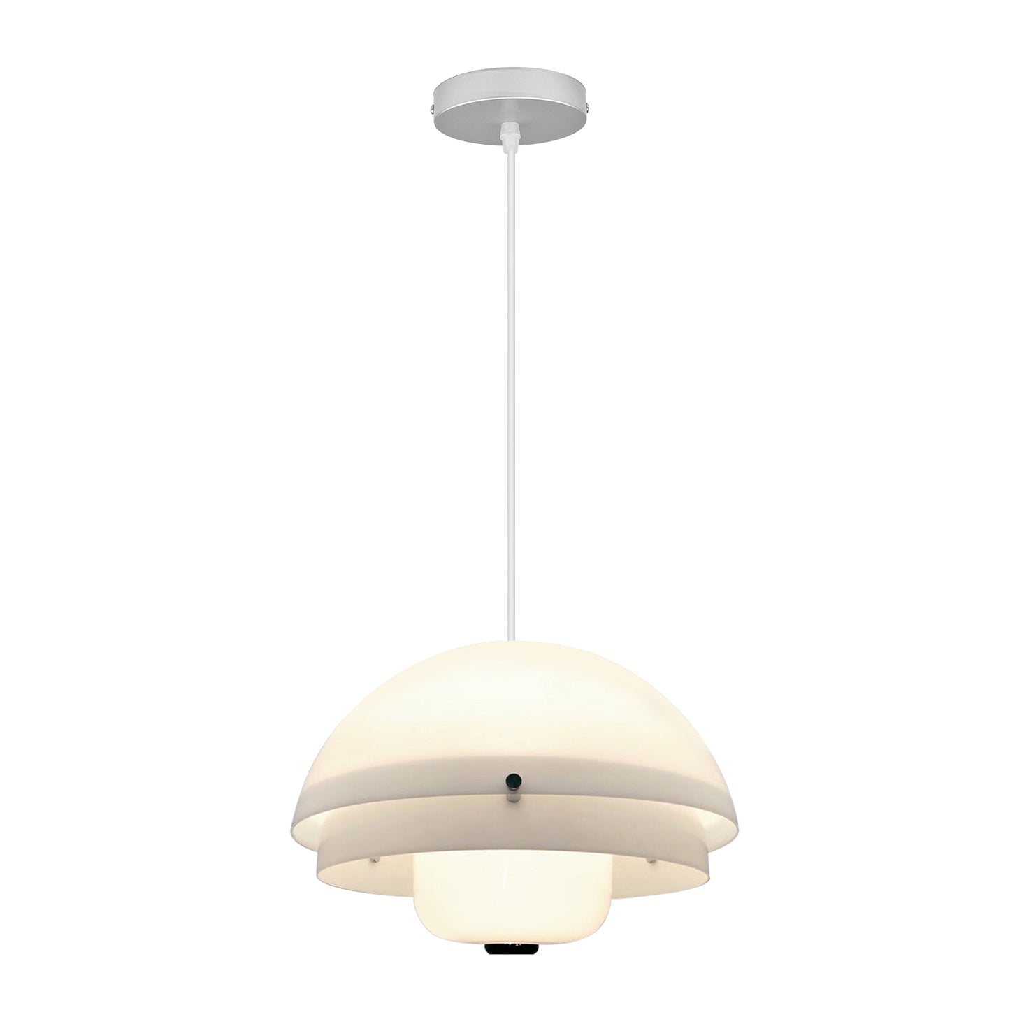 (N) ARTURESTHOME Modern Minimalist Bauhaus Dining Room Lighting Indoor Half Oval Chandelier