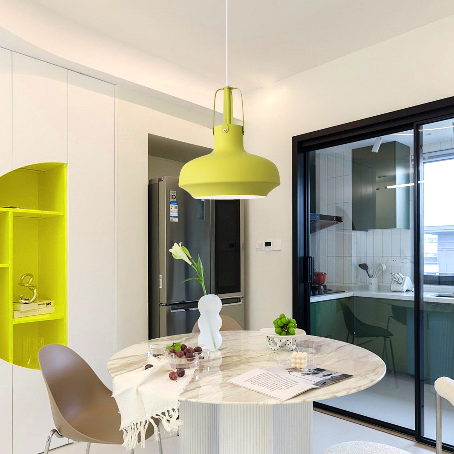 (N) ARTURESTHOME Nordic Fashion Art Creative Lamp Shade Home Aluminum Chandelier