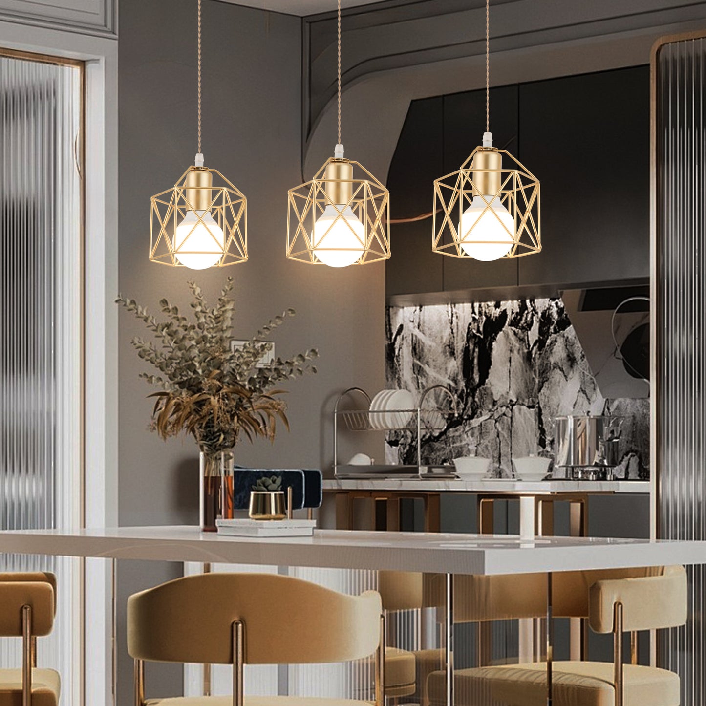 (N) ARTURESTHOME Nordic Modern Iron Home Personalized Decorative Chandelier