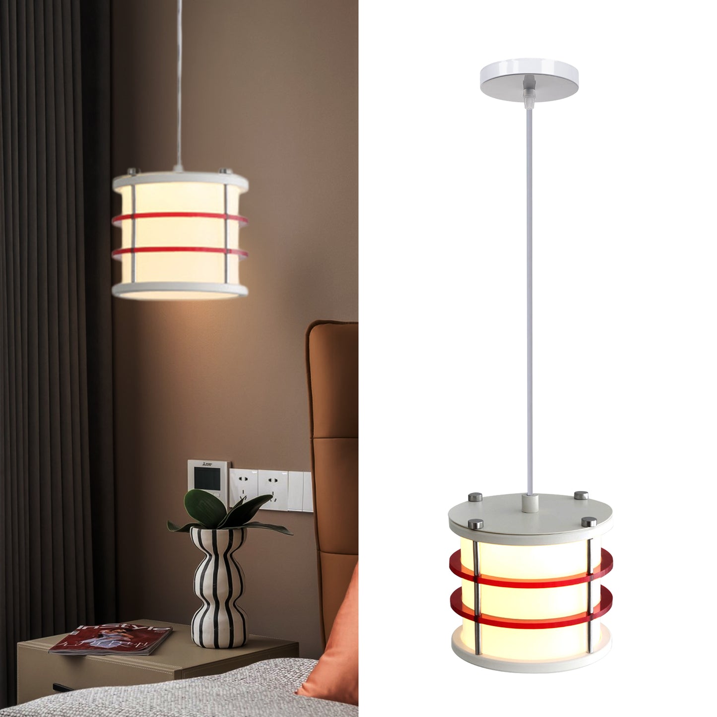 (N) ARTURESTHOME Italian Minimalist Modern Style Bedside Lighting Small Chandelier