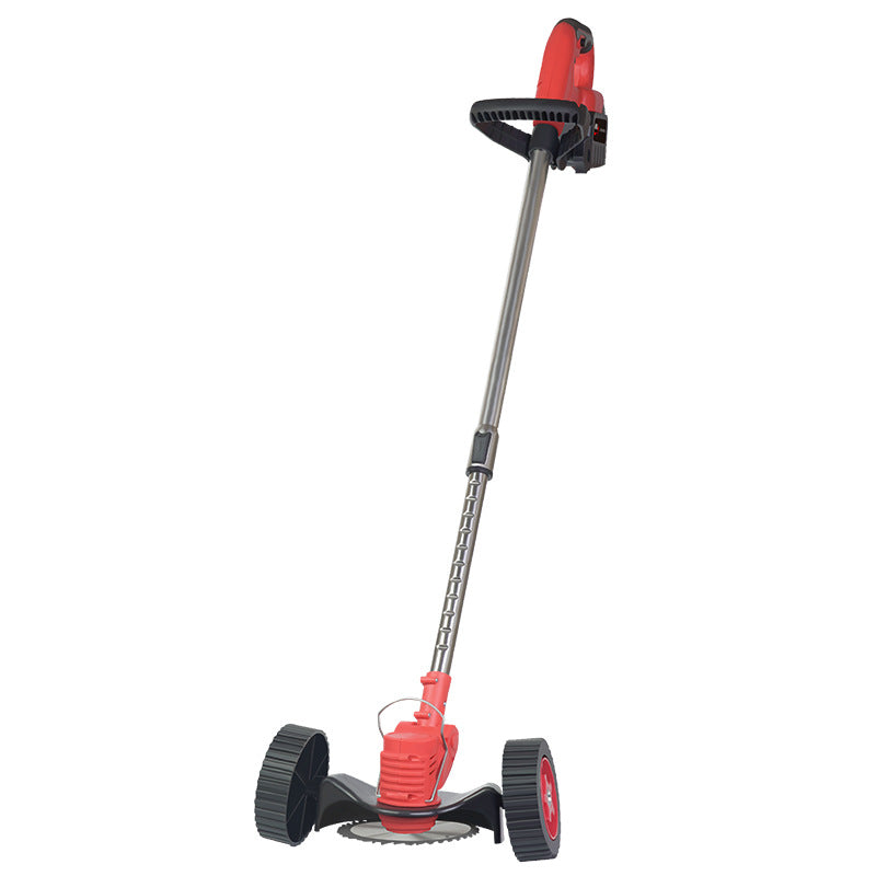 Red lawn mower, efficient and convenient, suitable for garden
