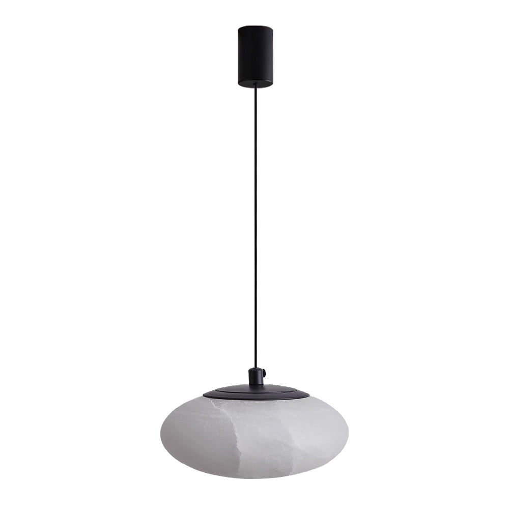 (Q) 7.87 Inch Copper Pendant Light, Modern Minimalist Style Circular Lampshade Copper Pendant Light, Suitable For Living Room And Dining Room