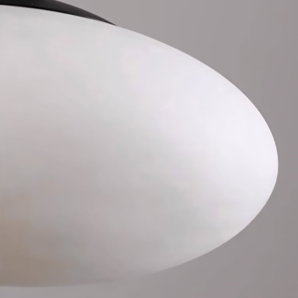 (Q) 7.87 Inch Copper Pendant Light, Modern Minimalist Style Circular Lampshade Copper Pendant Light, Suitable For Living Room And Dining Room