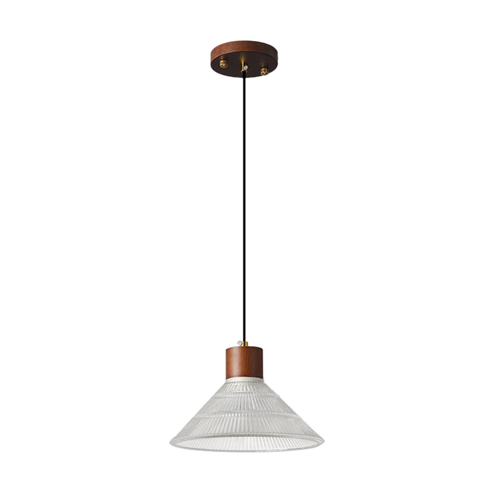 (Q) Modern Industrial Style Glass Pendant Light, Bowl Shaped Lampshade, Suitable For Bedrooms, Kitchens, Living Rooms