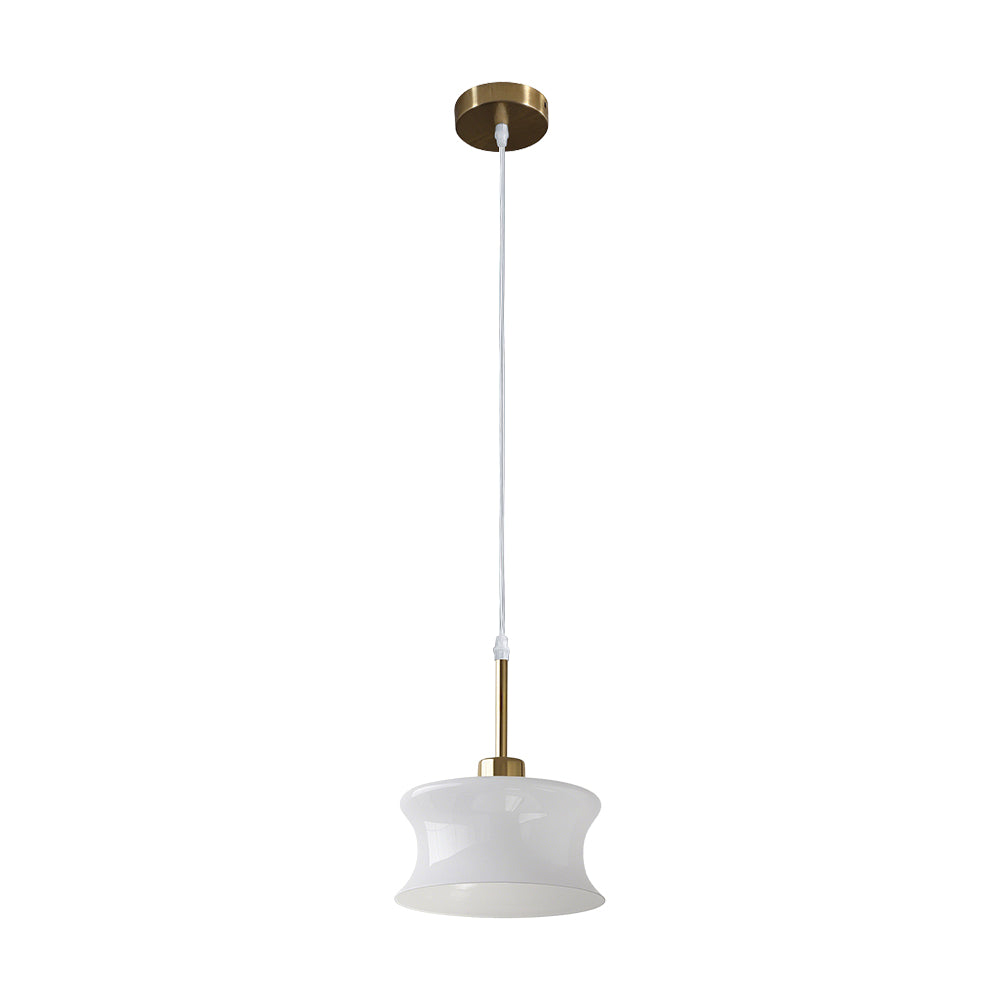 (Q) Modern Minimalist Style Bowl Shaped Lampshade Glass Pendant Light, Suitable For Bedrooms, Living Rooms, Kitchens, And Islands.