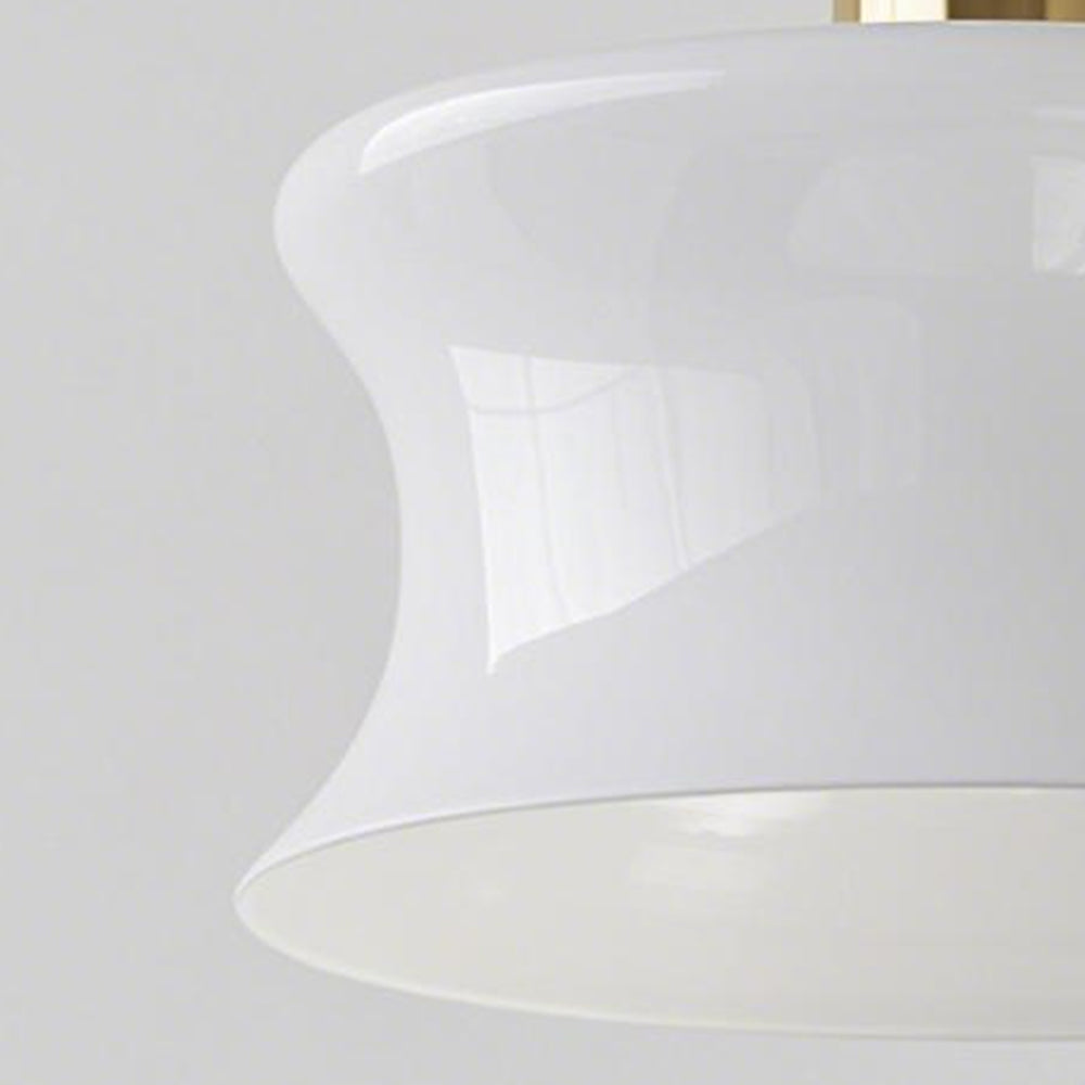(Q) Modern Minimalist Style Bowl Shaped Lampshade Glass Pendant Light, Suitable For Bedrooms, Living Rooms, Kitchens, And Islands.