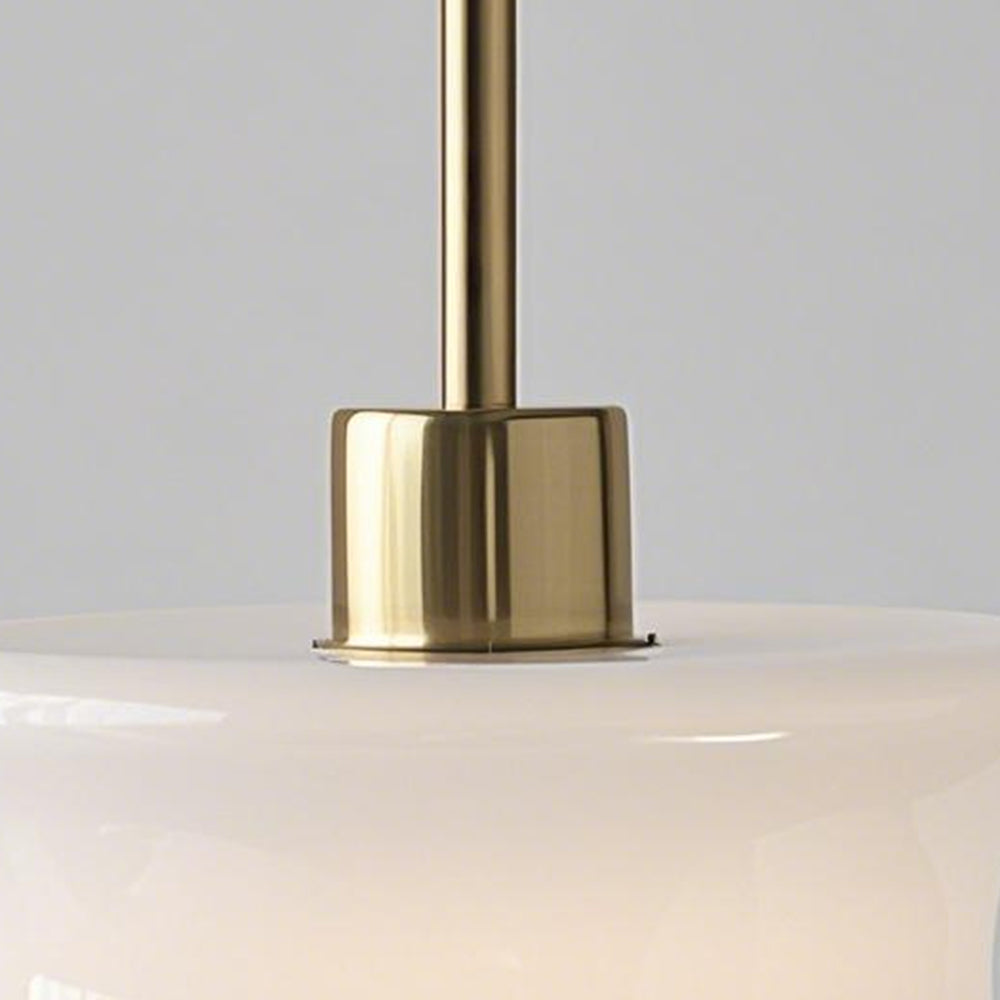 (Q) Modern Minimalist Style Bowl Shaped Lampshade Glass Pendant Light, Suitable For Bedrooms, Living Rooms, Kitchens, And Islands.