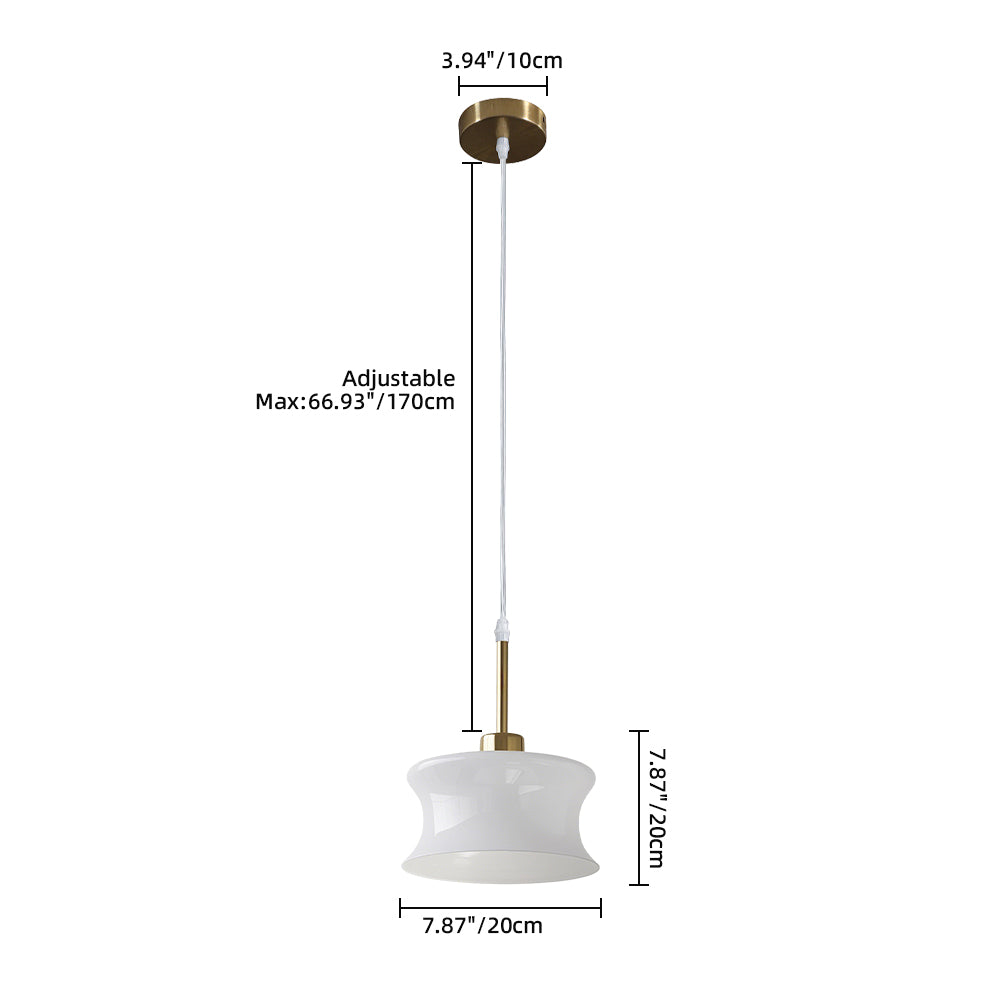 (Q) Modern Minimalist Style Bowl Shaped Lampshade Glass Pendant Light, Suitable For Bedrooms, Living Rooms, Kitchens, And Islands.