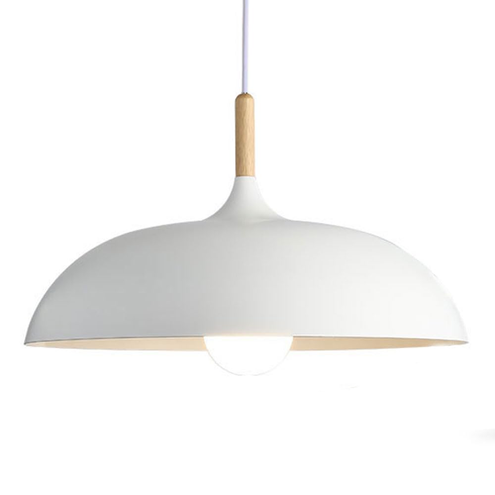 (Y)40cm Single Head Industrial Lighting Personalised Modern Pendant Light Simple Coloured Pendant Light Farmhouse Adjustable Metal Pendant Light for Kitchen Bedroom Living Room Dining Room