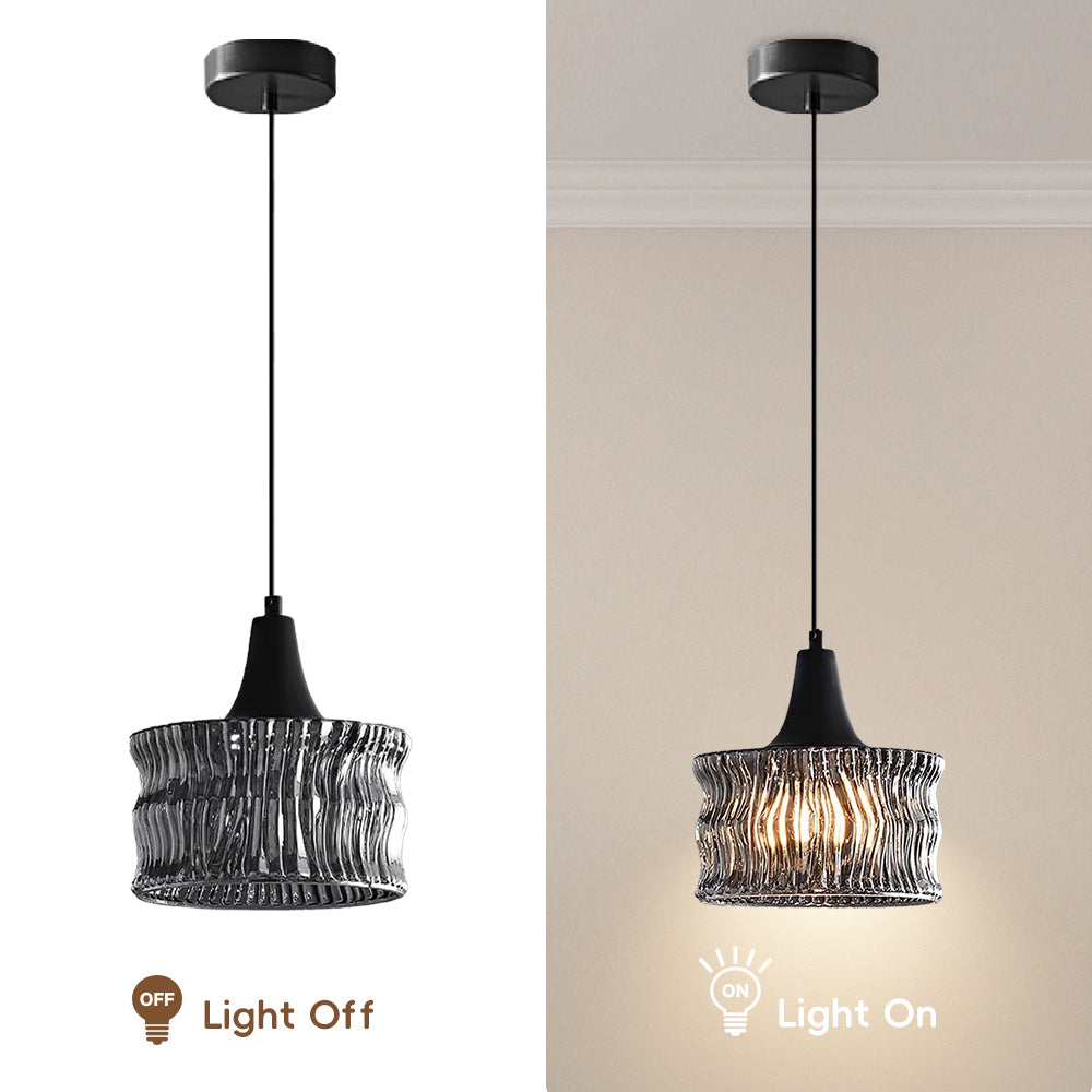 (X)Italian Minimalist Pendant Light -Glass Ceiling Lamp for Bedroom, Dining Room, Entryway Style I
