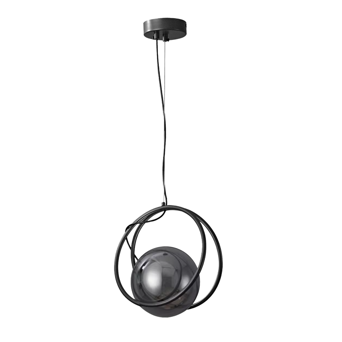 (X)Solid Copper Italian Minimalist Pendant Light - Glass Ceiling Lamp for Bedroom, Dining Room, Entryway Style E