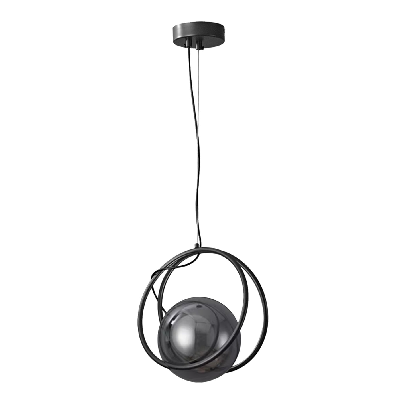(X)Solid Copper Italian Minimalist Pendant Light - Glass Ceiling Lamp for Bedroom, Dining Room, Entryway Style E