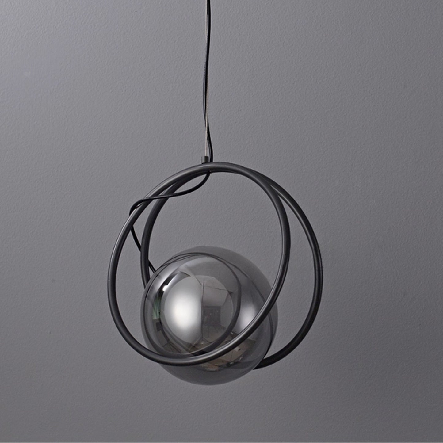 (X)Solid Copper Italian Minimalist Pendant Light - Glass Ceiling Lamp for Bedroom, Dining Room, Entryway Style E