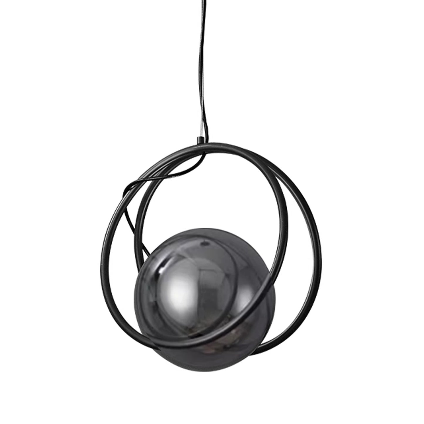(X)Solid Copper Italian Minimalist Pendant Light - Glass Ceiling Lamp for Bedroom, Dining Room, Entryway Style E