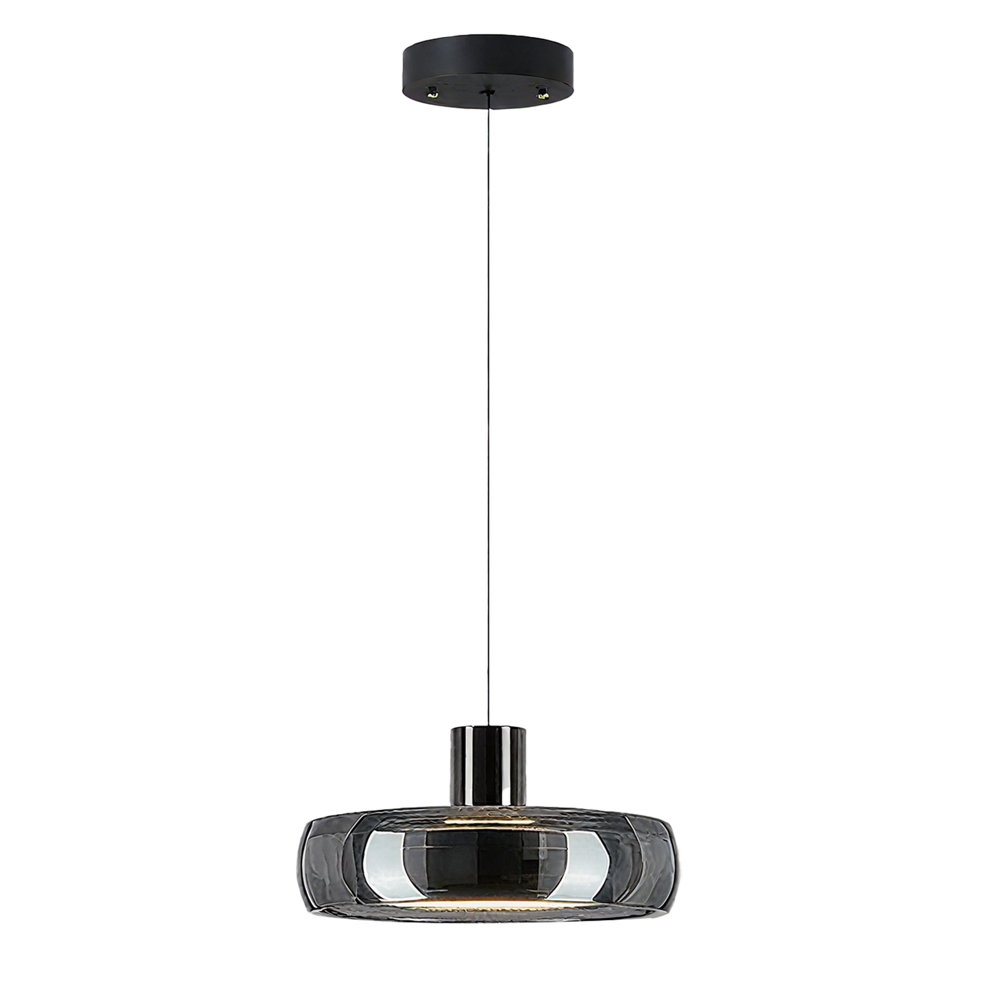 (X)Modern Minimalist LED Glass Pendant Light Chandelier - For Living Room, Dining Room, Bedroom and Study