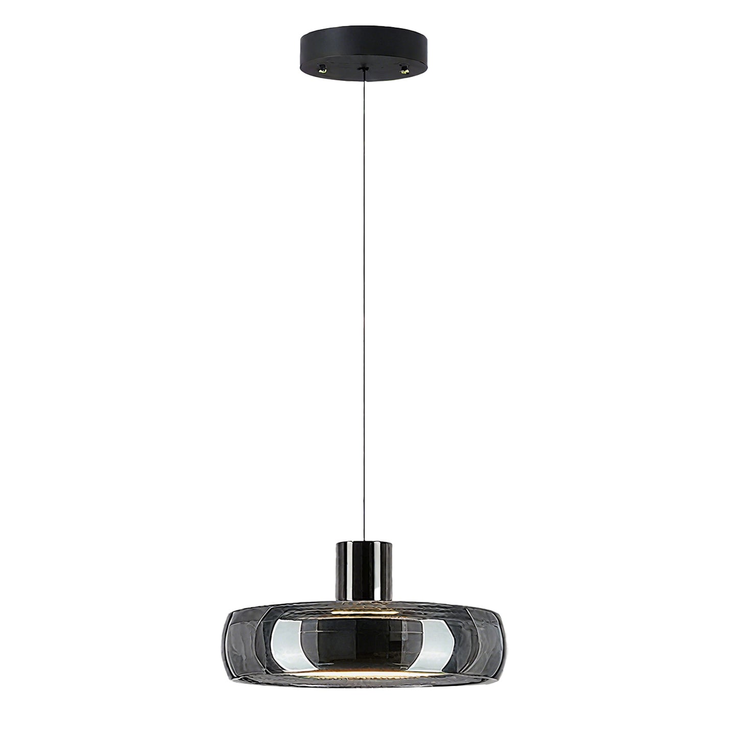 (X)Modern Minimalist LED Glass Pendant Light Chandelier - For Living Room, Dining Room, Bedroom and Study