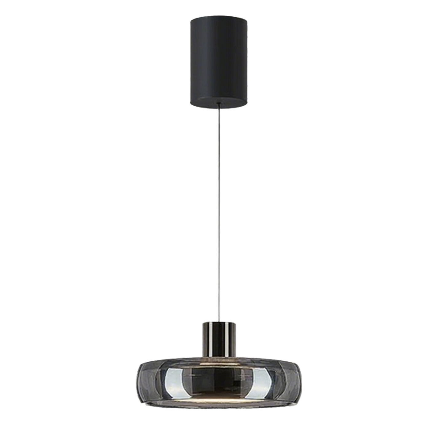 (X)Modern Minimalist Liftable LED Glass Pendant Light Chandelier | Adjustable Height for Living Room, Dining Room, Bedroom and Study