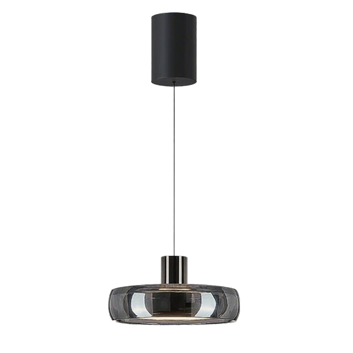 (X)Modern Minimalist Liftable LED Glass Pendant Light Chandelier | Adjustable Height for Living Room, Dining Room, Bedroom and Study