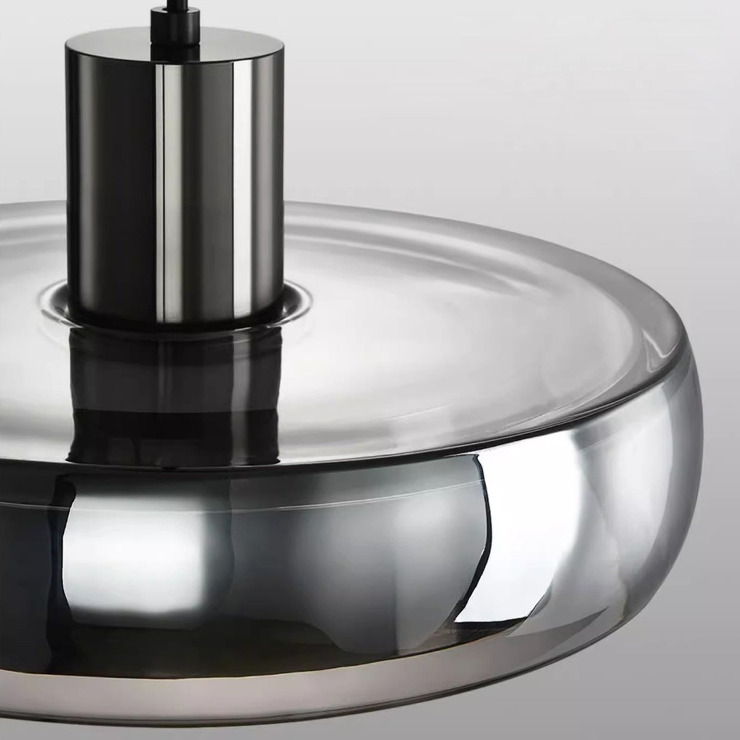 (X)Modern Minimalist LED Glass Pendant Light Chandelier - For Living Room, Dining Room, Bedroom and Study