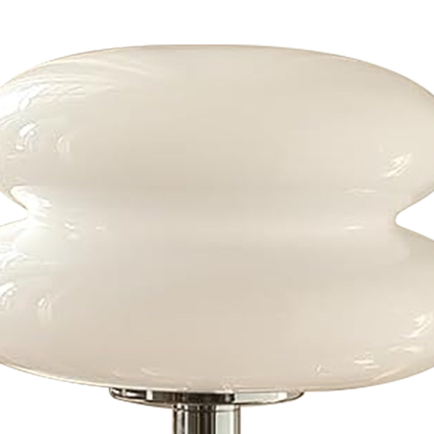 (X)Medieval Mushroom Table Lamp - Retro Egg Tart Design, 3-Color Dimmable LED Glass Light for Bedroom and Living Room ,White