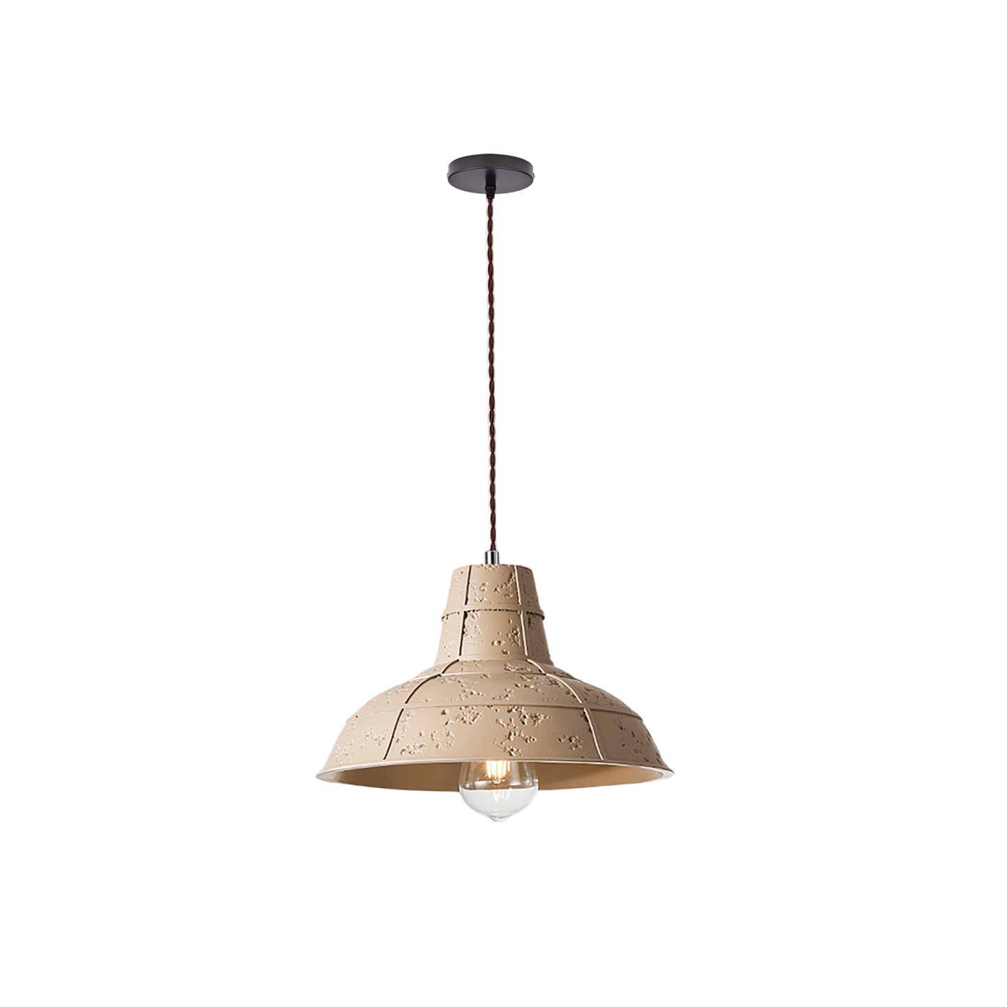 (N) ARTURESTHOME Japanese Modern Creative Straw Hat Shape Interior Decorative Chandelier