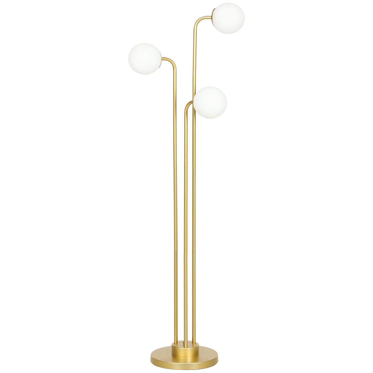 Floor lamp with rotating lampshade, 120W, 1.65m high bedside lamp with foot switch, bedroom, office, living room floor lamp