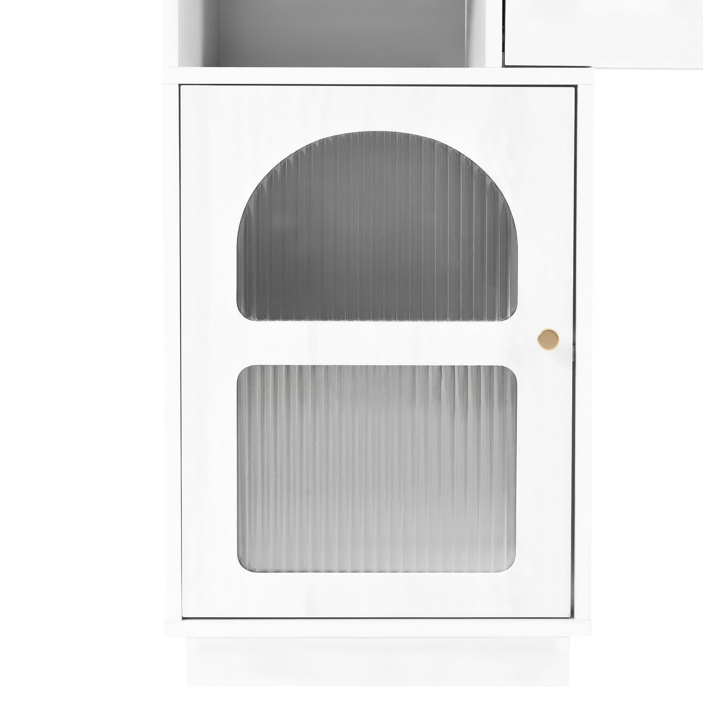 Elegant Vanity Table Set with 3-Color LED Mirror, 3-Drawer Wooden Dressing Table - 120x90x40 cm