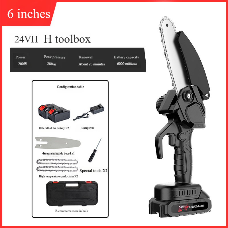 6-inch 20000 rpm electric saw, suitable for clearing branches, a useful garden tool