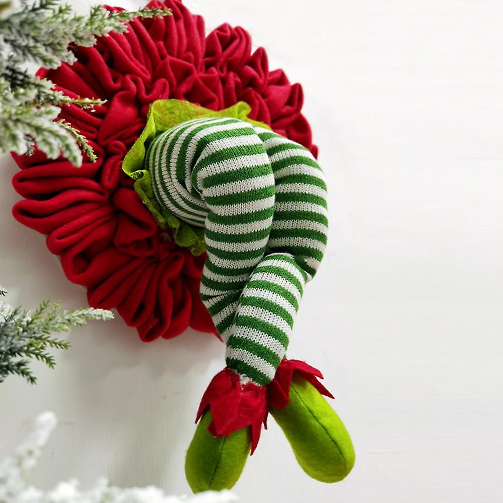 (Y)New Year The Thief Christmas Tree Decorations Grinch Stole Christmas Stuffed Elf Legs Funny Gift For Kid Christmas Ornaments