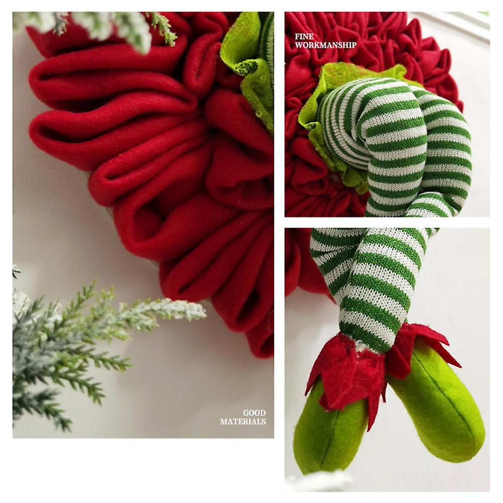 (Y)New Year The Thief Christmas Tree Decorations Grinch Stole Christmas Stuffed Elf Legs Funny Gift For Kid Christmas Ornaments