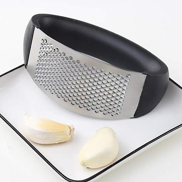 (Y)Steel Garlic Press - Garlic Press - Black Thick Stainless Steel Garlic Press