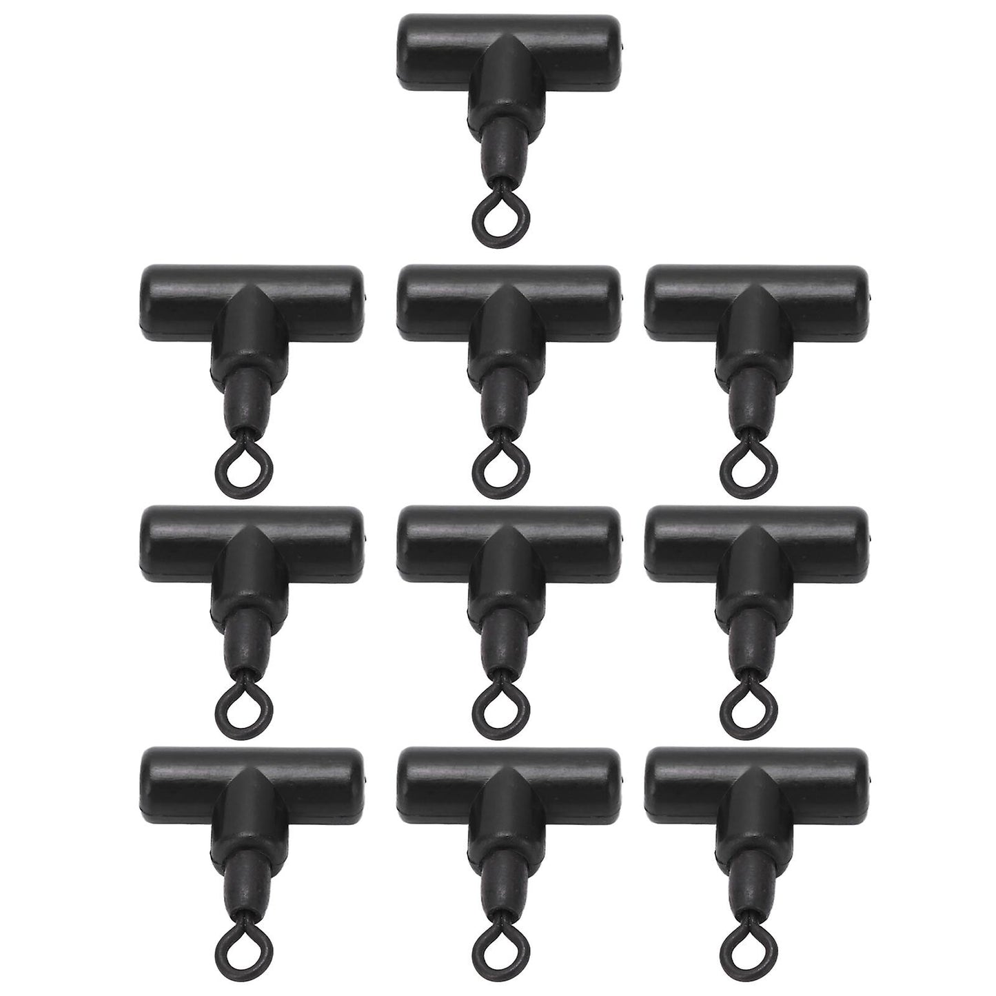 (Y)10PCS T Shape Fishing Swivel 3 Way Connector