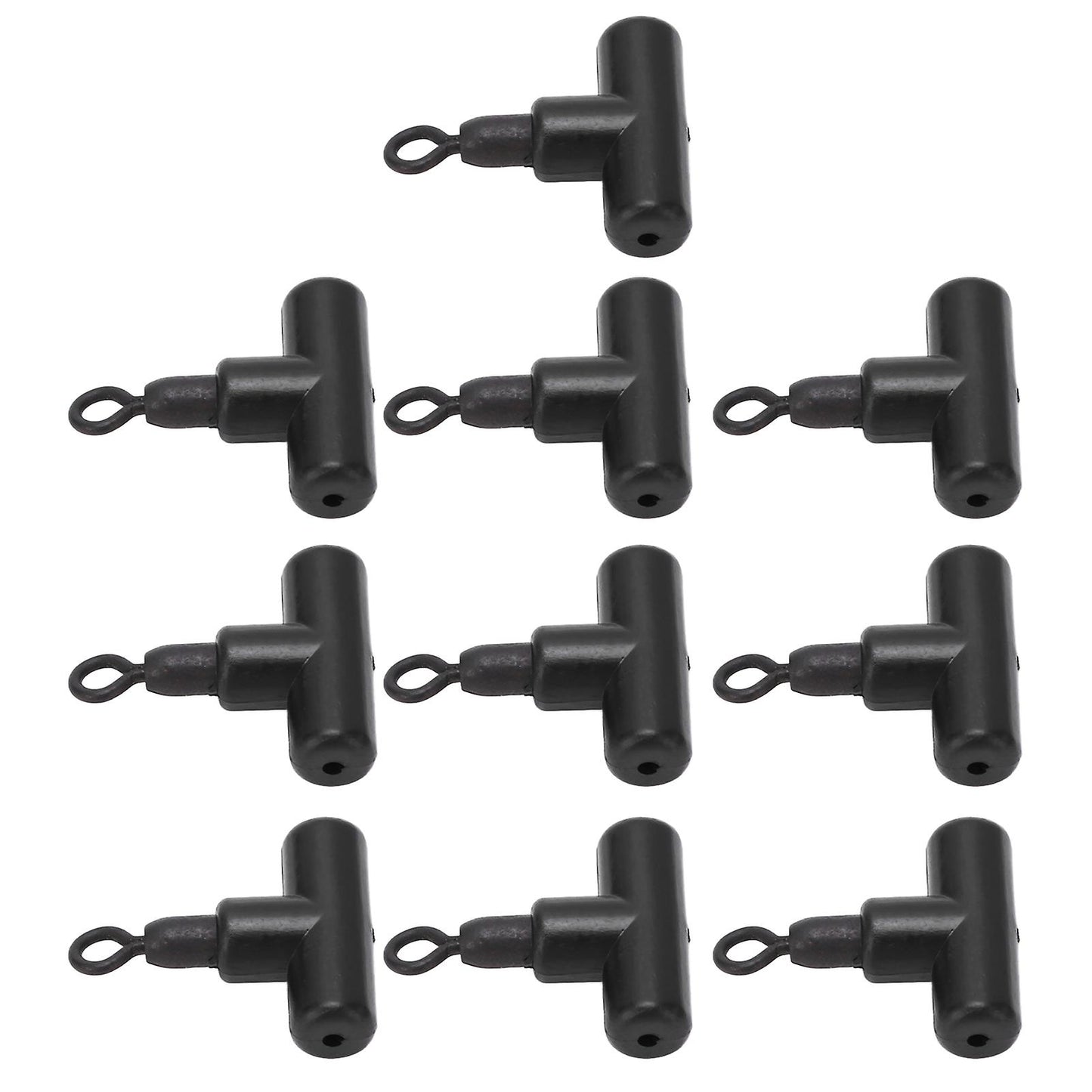 (Y)10PCS T Shape Fishing Swivel 3 Way Connector