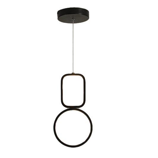 (Z)Black Nordic Style Iron Pendant Light, Demonstrating the Charm of Industrial and Elegant Light and Shadow