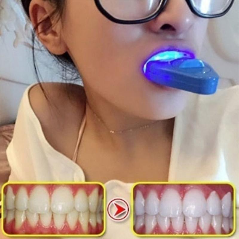 (Y)Blue Led Teeth Whitening Accelerator Uv Light Laser Lamp Tooth Cosmetic Tool