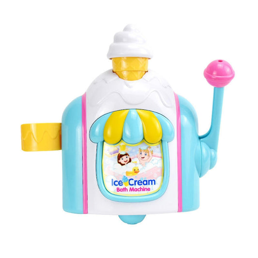 (Y)Bubble Ice Cream Maker Bath Toy Bathroom Interactive Bubble Toys Bath Foaming Machine