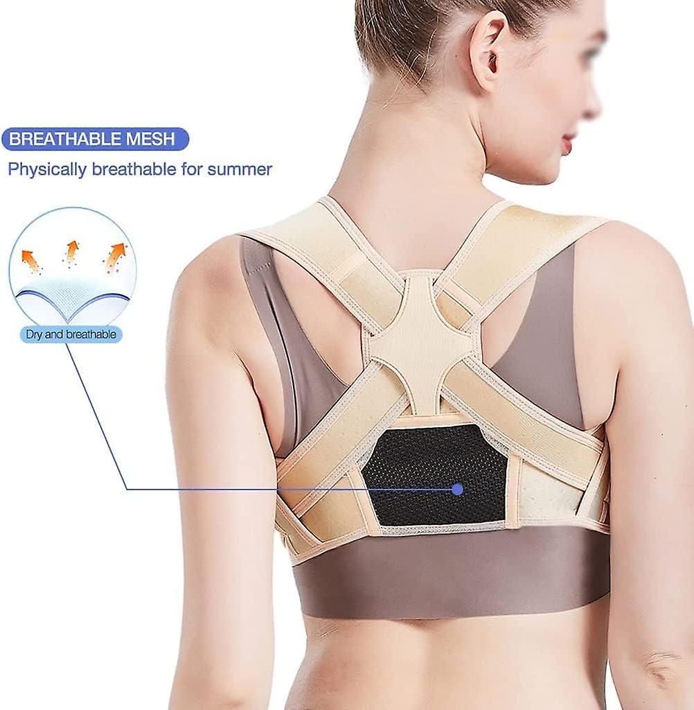 (Y)Back Brace And Posture Corrector For Women And Men, Posture Corrector Adjustable Back Support Adult Invisible Hunchback Belts