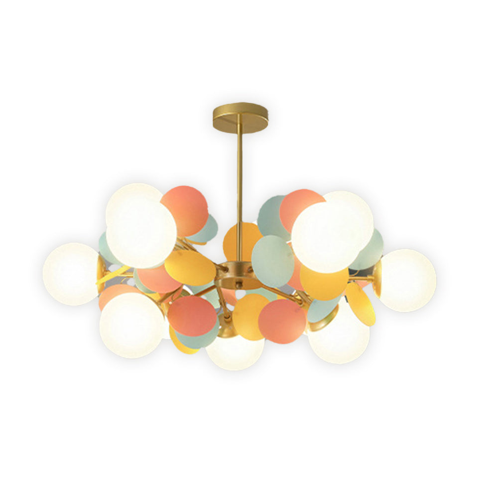 (M)Coloful Glass Pendant Light for Living Room/Bedroom