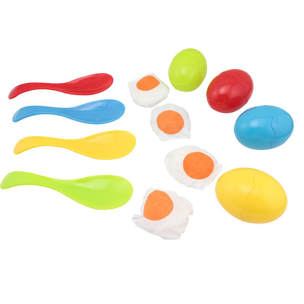 (Y)Kids Outdoor Eggs and Spoon Race Game Toy Set - Yolk Field Sport Party Favors