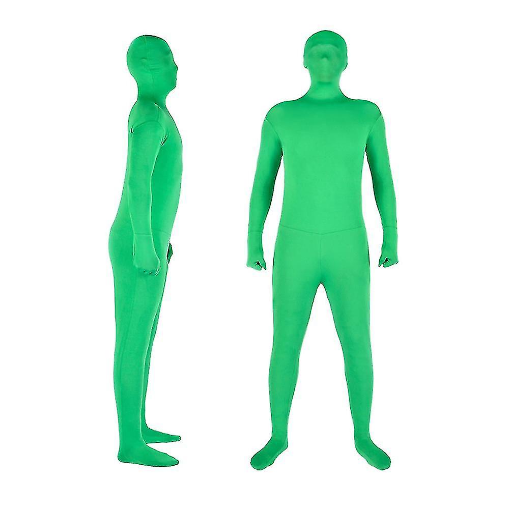 (Y)Stretchy Leotard Green Screen Suit Video Chroma Key Comfort Background Invisibility Effect Leotard Bodysuit Role Play Costume