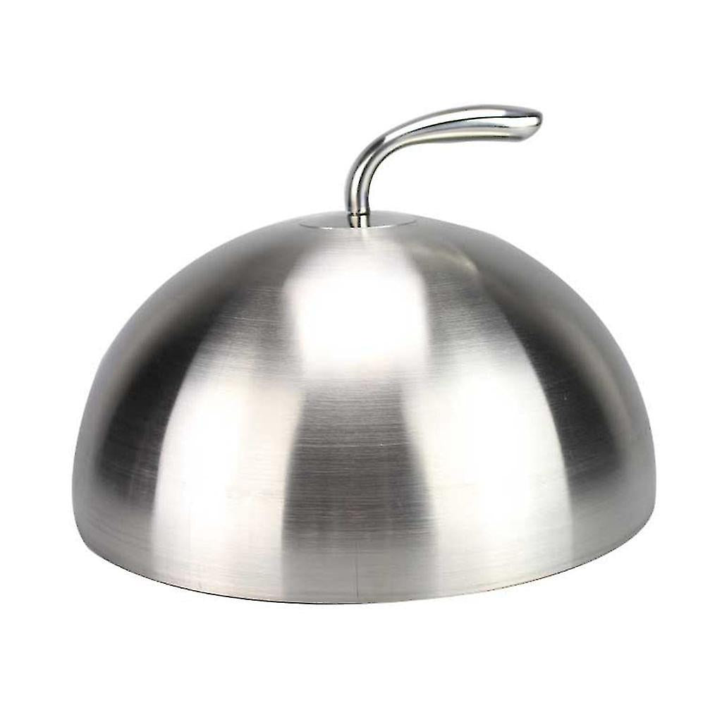 (Y)20/24/26/28cm Stainless Steel Steak Cover Teppanyaki Dome Dish Lid Food Cover