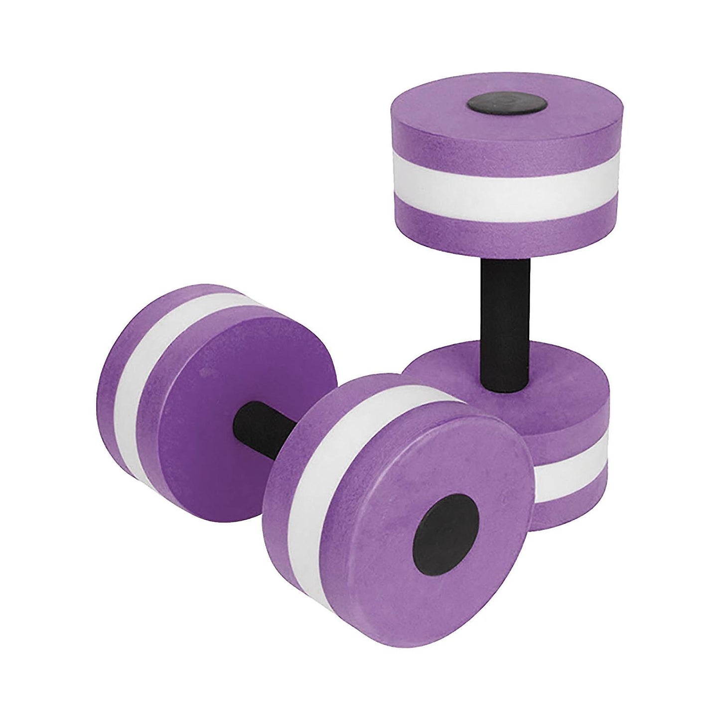 (Y)1 Pair Aqua Fitness Barbells Foam Dumbbells Hand Bars Pool Resistance Exercise