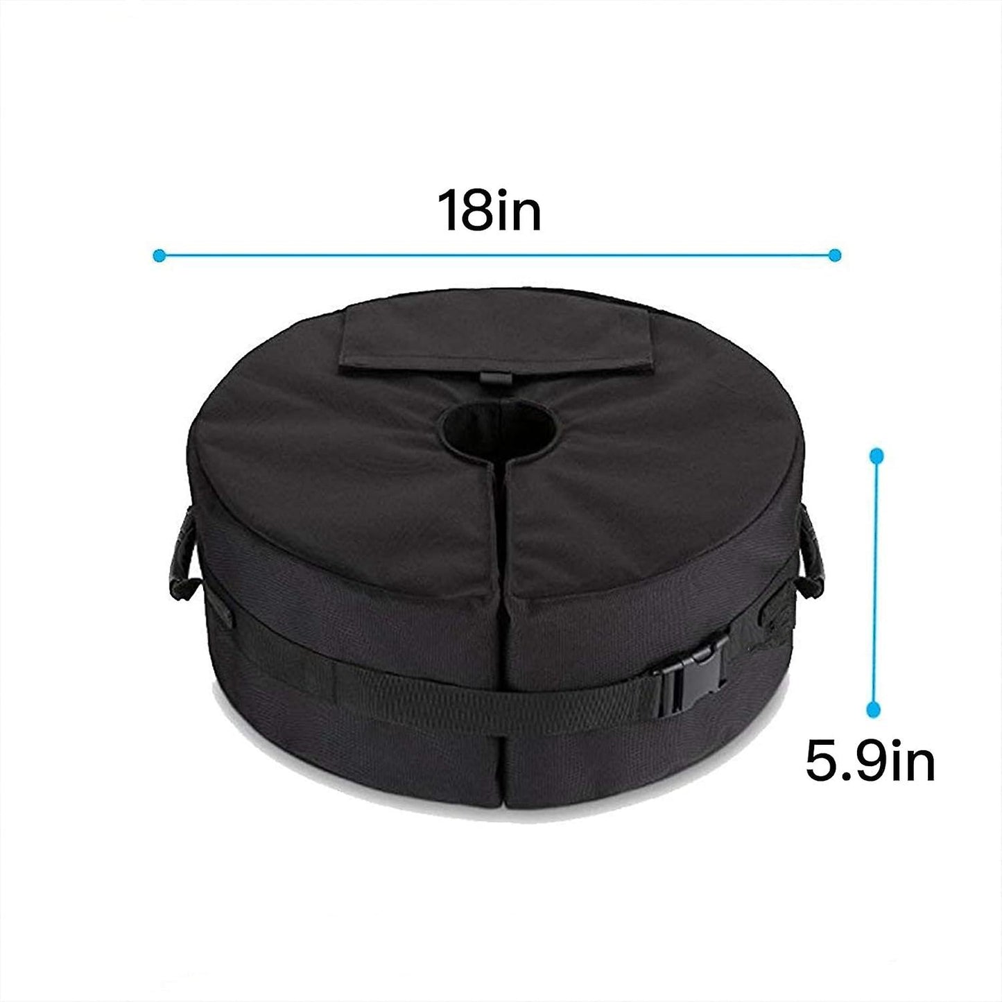 (Y)2024 New TomteNisse Round Patio Umbrella Base Weights Bag Windproof Stable Sandbags with Large Opening,Portable Base