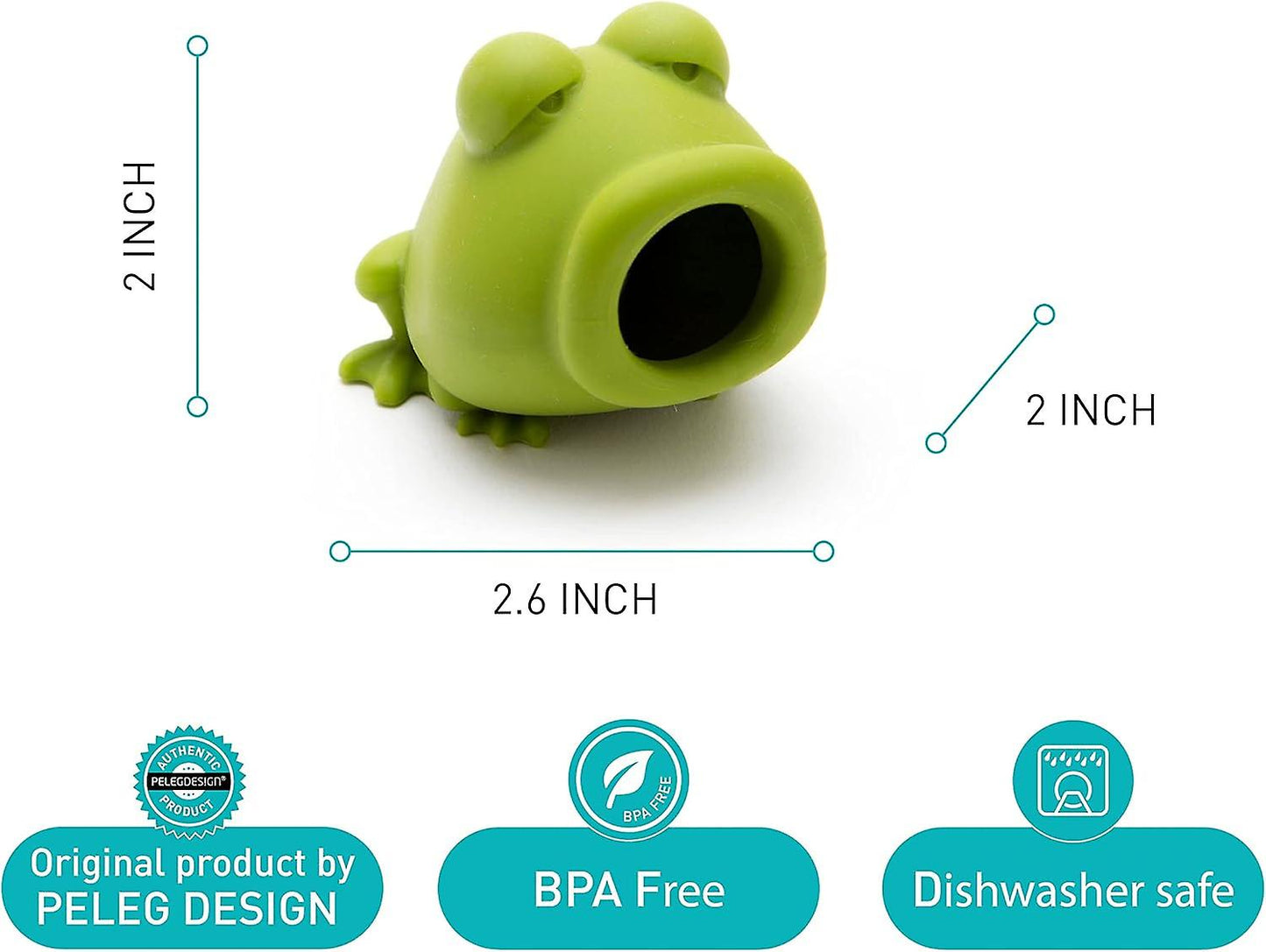 (Y)2024 New Egg Separator Yolk Frog Silicone Green Frog Separation Yolk Yolk Separator