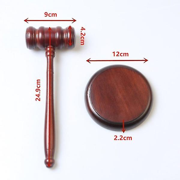 (Y)1 Pcs Attorney Decorative Hammer Judge Hammer Wooden Multitool Small Hammer