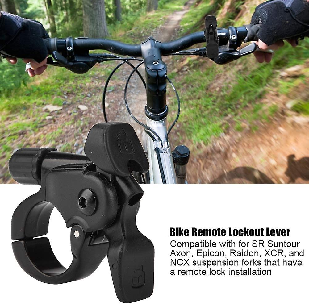 (Y)Mountain Bike Line Control Front Bike Remote Lockout Lever Gas Fork Lockout Switch Repair Parts